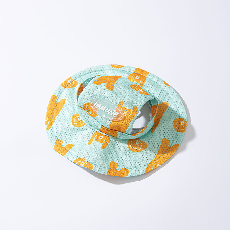 Chalete de oso simple y lindo verano perro ventilado tracción chaqueta con capuchón perro pequeño cachorro ropa de mascotas