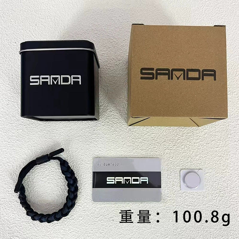Electronic tin box, square watch, wholesale