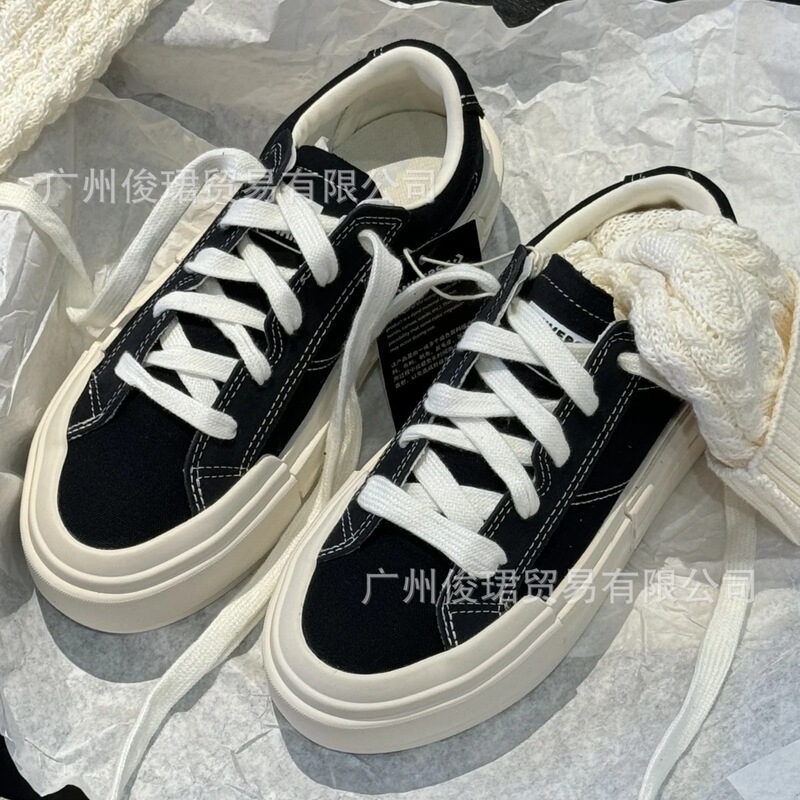 Putian Pure Original Converse Uu Shoes Taylor Thick-Soled Platform Height-Increasing Unisex Versatile Sneakers Putian Pure Original Converse Uu Shoes Taylor Thick-Soled Platform Height-Increasing Unisex Versatile Sneakers