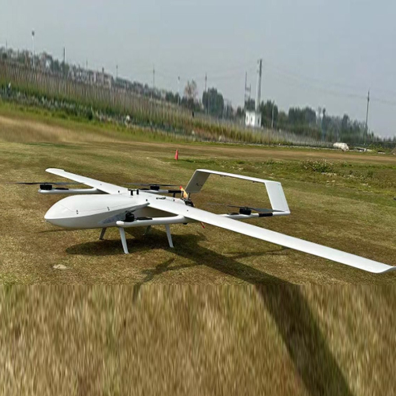 120P航拍巡防无人机油电混合垂直起降复合翼无人机平台40公斤