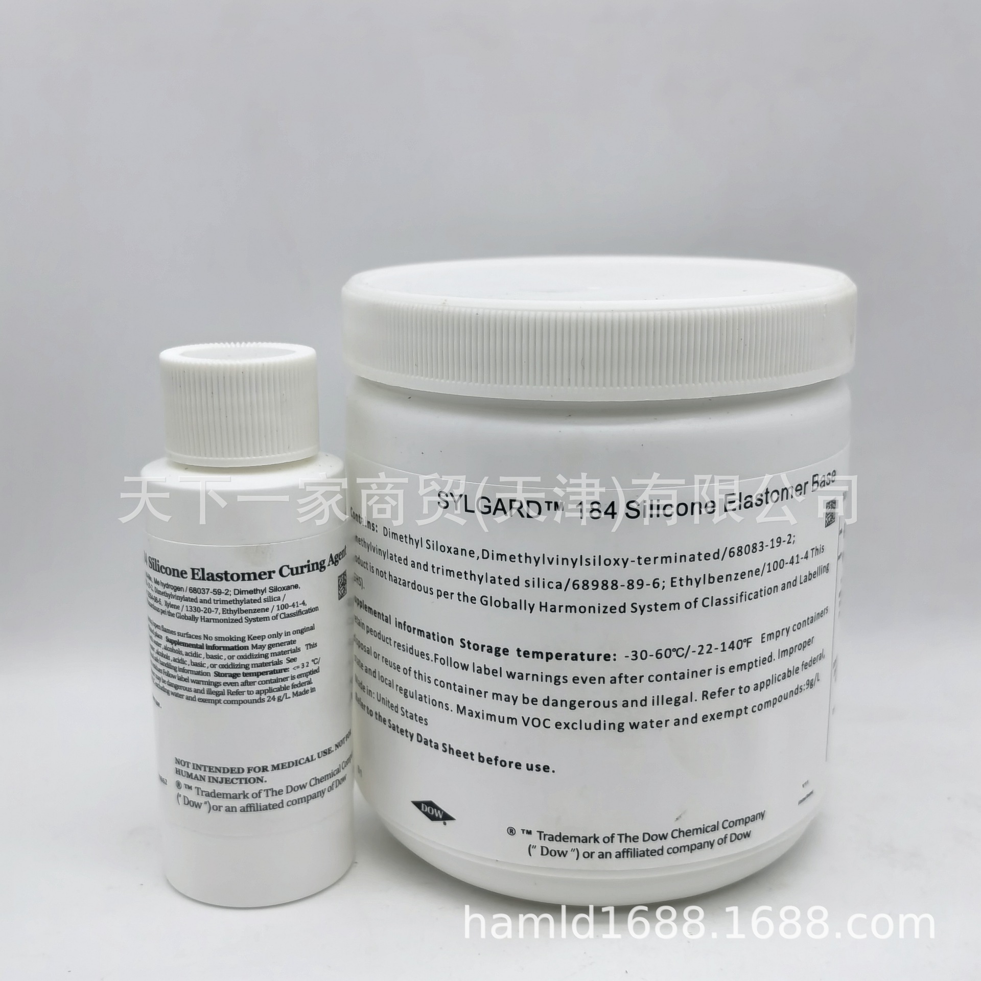 道康宁 184  硅橡胶聚 硅氧弹性灌封胶500g 包装