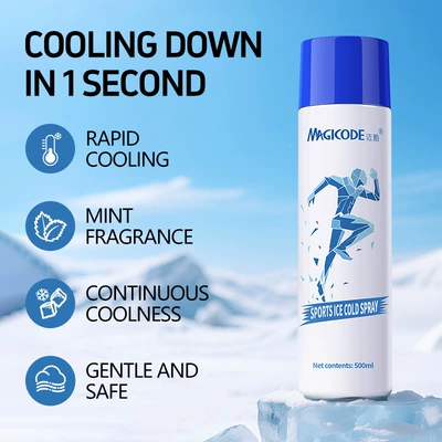 training, football, and basketball players, Air cooling agent for vehicle - maiku-sports-cooling-spray-500ml-large-capacity-english-versionexport