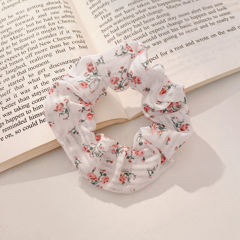 Pequeño, fresco y dulce, lazo para el cabello de intestino grueso, linda cuerda para el cabello a cuadros, atmósfera coreana, cuerda para el cabello, tocado de goma