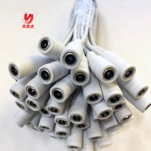 dc5521���^ĸ�^��DC5.5*2.1mm��ĸ���Ӿ�LED���l�O���Դ���׺�ɫ