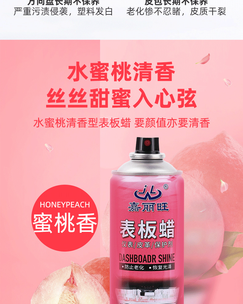 Car Dashboard Wax Interior Care Agent Dashboard Leather Refurbishment Seat Maintenance Decontamination Polishing Protective Dashboard Wax