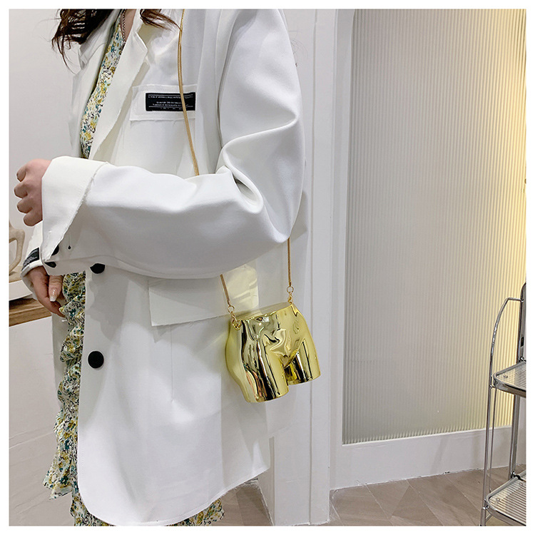 Geometric, Ass Pattern All Seasons Season Women's Gender Women's Small Arylic Geometric Ass Streetwear Magnetic Buckle Crossbody Bag