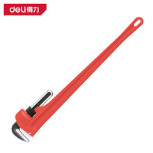 得力（deli）重型管钳管子钳铝合金扳手水管钳子多功能自紧钳喉