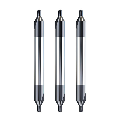 Huhao Tungsten Steel Center Drill Center Drill 60 Degree Carbide Coated A Type Double Head Extended Steel Fixed Point Drill