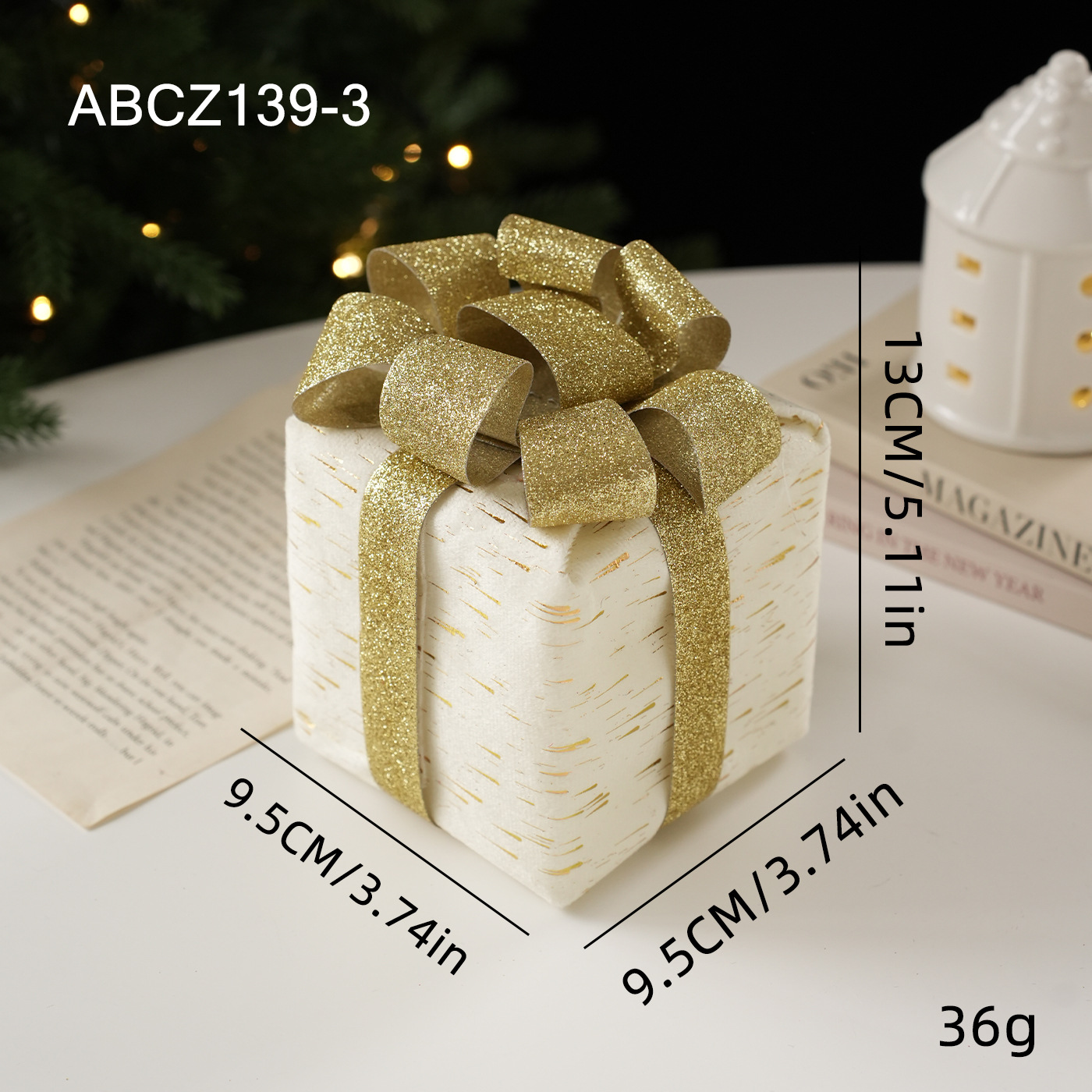Caja de regalo de oro platino C