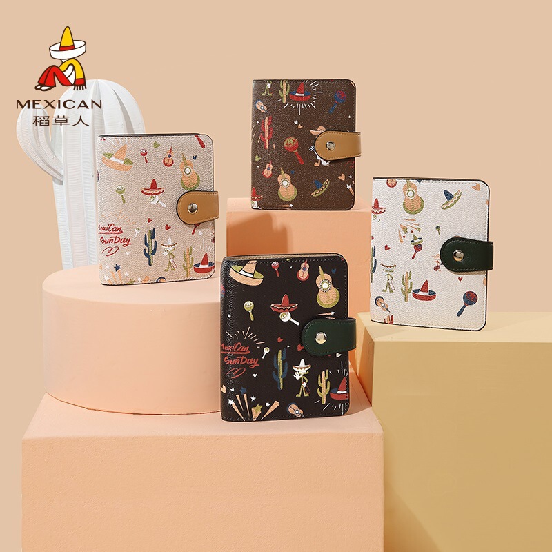 Scarecrow Card Bag Women's 2020 New Cute Korean Mini ID Bag Small and Large Capacity Card Case Storage Bag Scarecrow Card Bag Women's 2020 New Cute Korean Mini ID Bag Small and Large Capacity Card Case Storage Bag