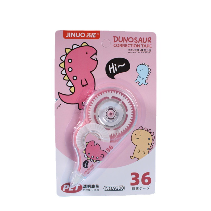 Cinta correctora con diseño de animales para estudiantes, cinta correctora para escuela secundaria, cinta correctora de alta calidad y asequible, artículos de papelería