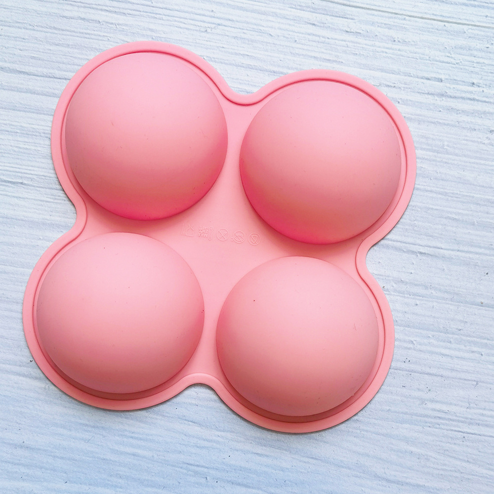 4 líneas 36 molde de silicona para pastel helado pudín molde de postre jabón utensilios de cocción