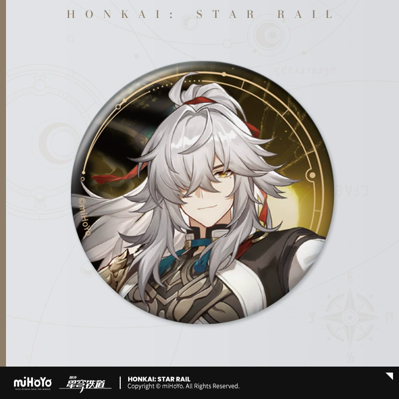 Коллекционный значок (Honkai: Star Rail) — персонаж, цветной картон на подложке, одиночный