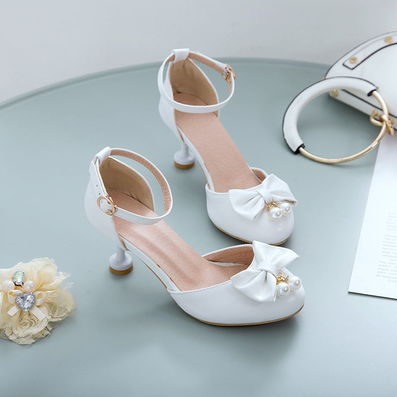 Children's High Heels, Girls' Shoes, Spring & Fall Stiletto Heels, Princess Shoes, 11-Year-Old Girls' Shoes, 13-Year-Old Girls' Shoes