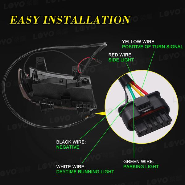 Suitable for Wrangler Jl 18-25 Models, Wheel Arch Turn Signal Lights, Daytime Running Lights, Sequential Turn Signal Lights, Gladiator Car Light Modification