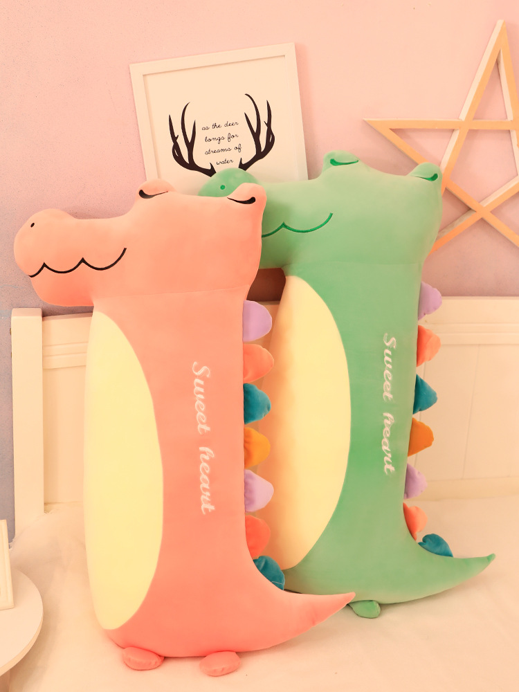 羽绒棉鳄鱼毛绒玩具公仔抱枕布娃娃玩偶靠垫男女儿童生日节日礼物