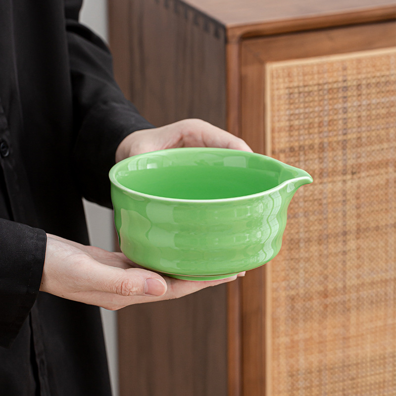 Ceremonia de matcha japonesa transfronteriza Tazón de matcha de cerámica Tazón de té