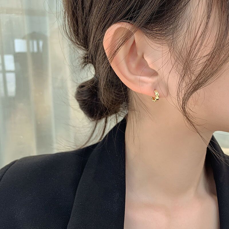 Hexagonal earrings