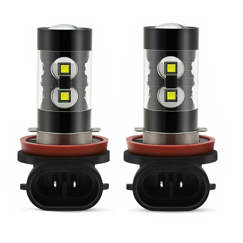 Tcyato Car Led Fog Lights High Power H11 50W Front Fog Lights H8 H9 High Brightness Anti-Fog Lights