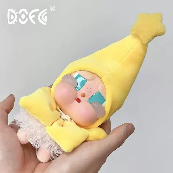 Crybaby 15cm Doll Clothes Sleep Cap Star Universal Replacement for First, Second, and Third Generation Labubu Dimoo Crying Doll Clothes