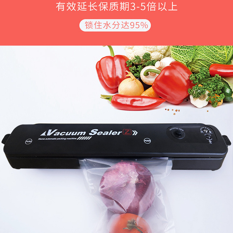 Home and Commercial Full Automatic Vacuum Packaging Machine, Small Plastic Sealing Machine, Portable Kitchen Preservation Machine