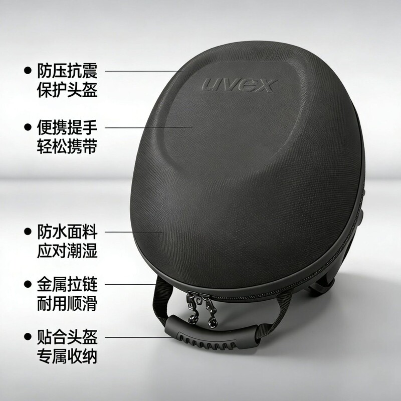 Eva Helmet Storage Box Motorcycle Rear-Mounted Waterproof Bag Motorcycle Riding Anti-Pressure Safety Helmet Storage Bag
