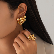 ŷ���羳��Ʒ ins�缸�δ������earringŮ ���԰ٴ�CCB���Ӷ���