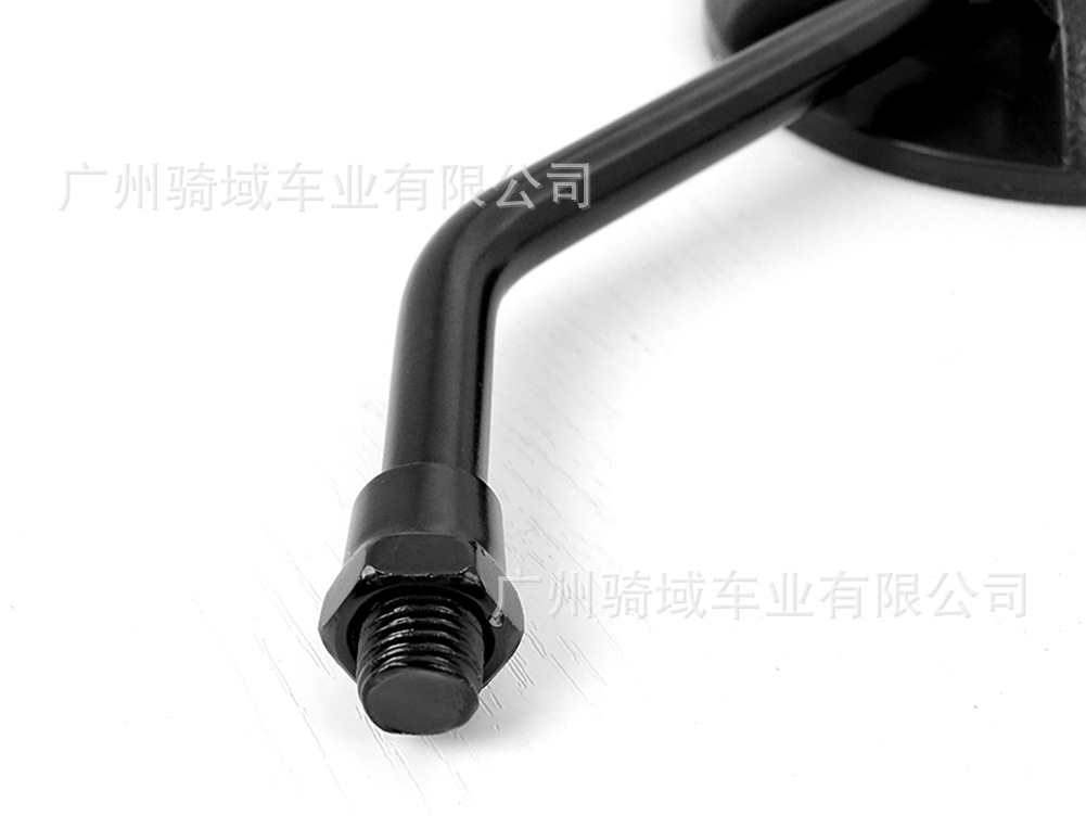 Motorcycle Taiwan round mini rearview mirror suitable for small CG, electric scooters, Aima, Niu, short-bar rearview mirror