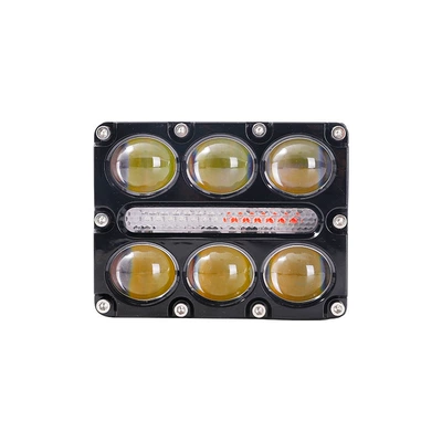 Three-Row Spotlight, High-Brightness High and Motorcycle headlights, headlights