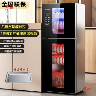 Disinfection Cabinet Household Small El Vertical Double-Door Drain-Free High-Temperature Commercial Rdeasepa Stainless Steel Disinfection Cupboard