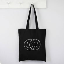 Harajuku Art Shopping Black Bags �������ذ�ӡ��������