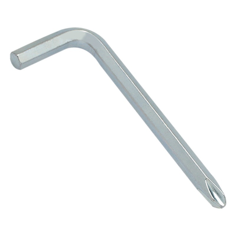 Palabra de arroz galvanizado + llave hexagonal al por mayor Llave multiusos llave cruzada cabeza de lote hexagonal destornillador simple 456