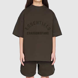 潮奢ESSENTIALS女童男童短袖 Heavy 儿童T恤童装