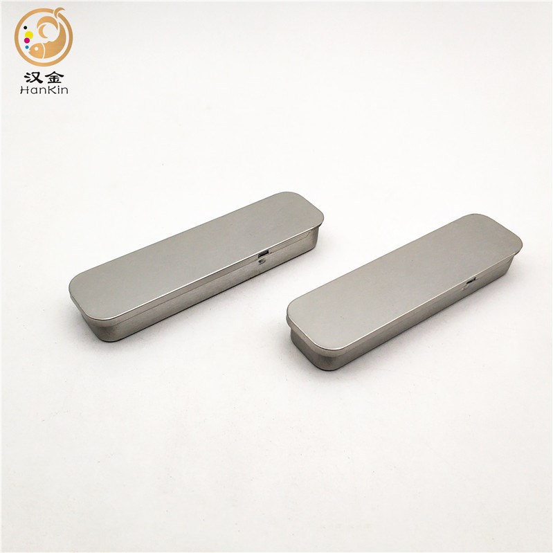 CR儿童锁草本乳膏铁盒 大麻糖果卷烟滑盖推拉铁盒