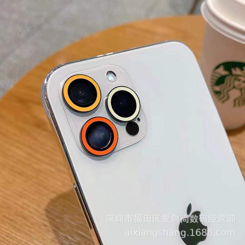 Suitable for Apple IP11/12 Series Luminous Lens Film IP13 Series Fluorescent Eagle Eye Camera Protection Film