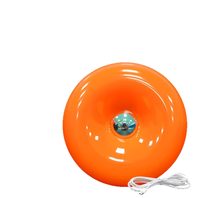 Medieval inswind donut lámpara de escritorio decoración de dormitorio lámpara de pared toque naranja cabezal de cama LED atmósfera lámpara de escritorio image 6