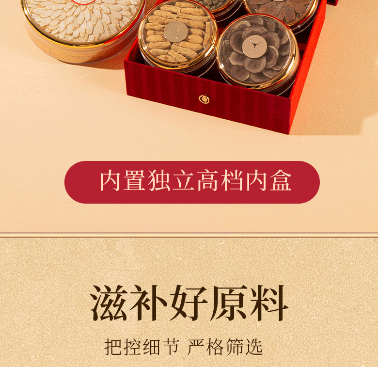American Ginseng Gift Box Xi Yang Shen Panax quinquefolius Root Wellness Gift for Parents New Year quality and texture