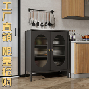 New Kitchen Microwave Oven Storage Cabinet Home Living Room Simple Tea Storage Cabinet Floor-Standing Multi-Layer Storage Rack