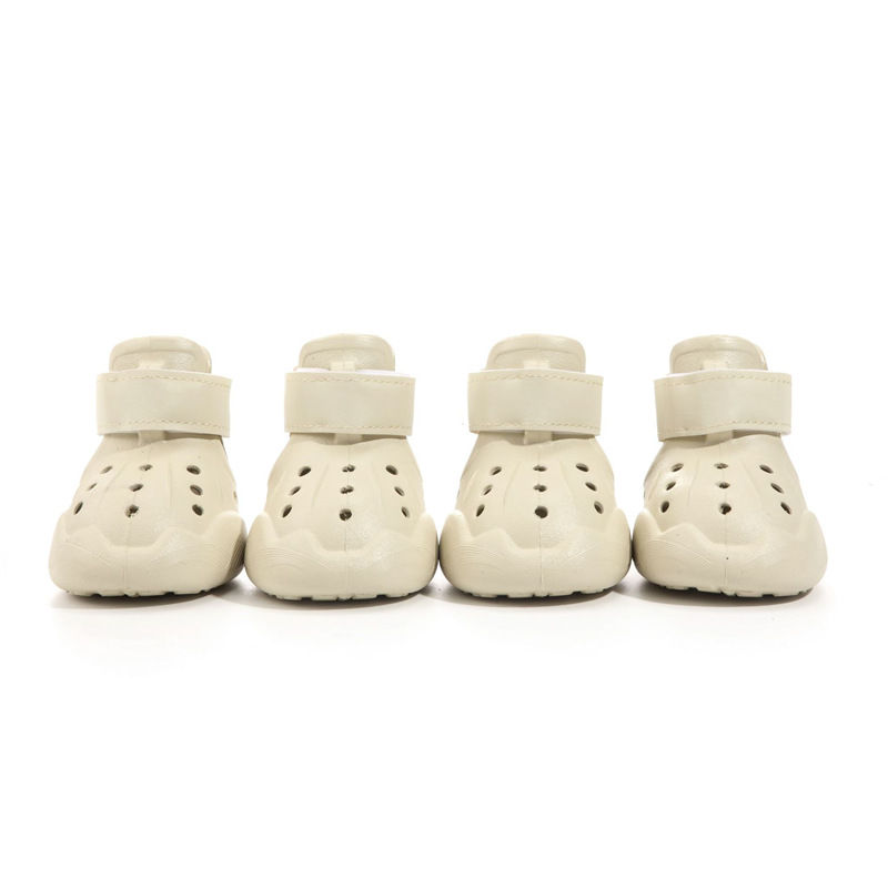 Verano nuevo perro sandalias perro agujero zapatos eva cachorro zapatos respirables fábrica de zapatos de perro de venta caliente transfronteriza
