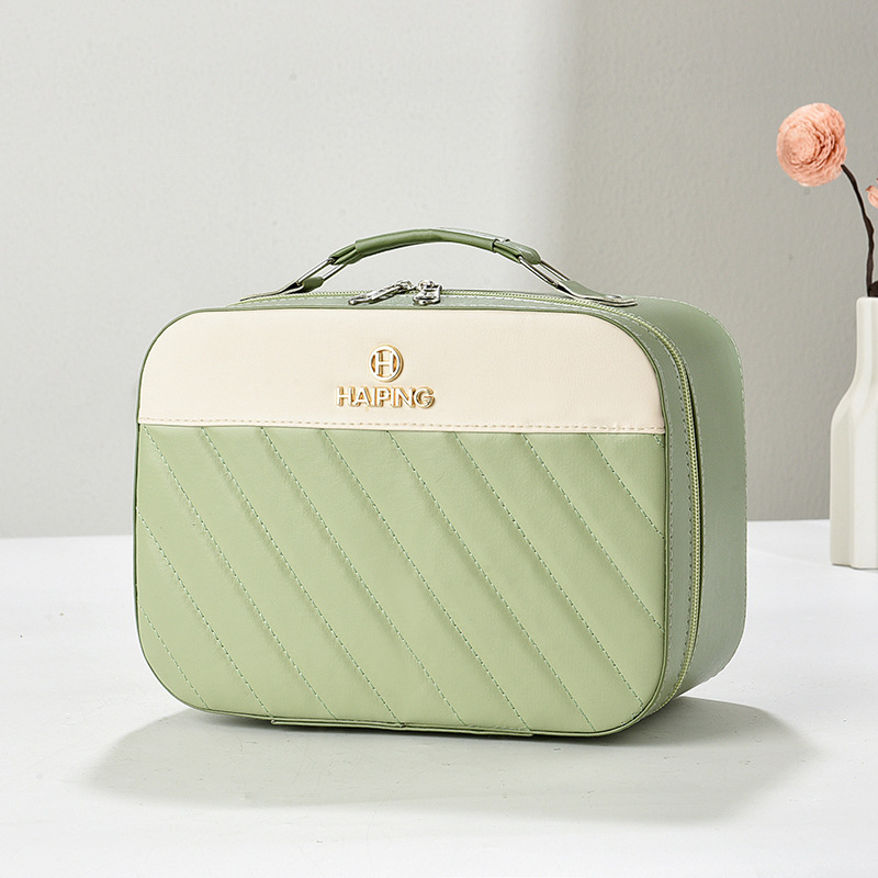 녹색 스몰 사이즈 가죽 휴대용