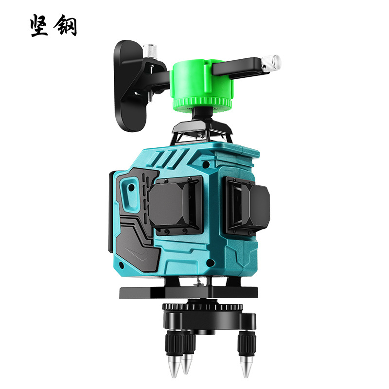 绿光12线水平仪室外专用16线贴地仪激光红外线自动调平强光贴墙仪