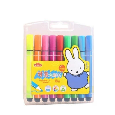 Triangular watercolour, crayons, children's coloured pencils, coloring book for elementary school students, washable