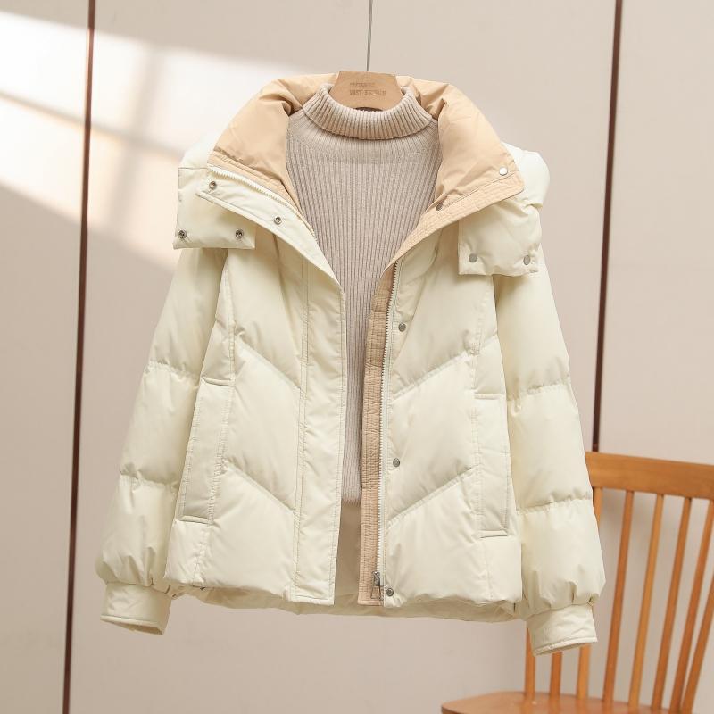 Popular Short down Cotton Jacket 2025 Winter New Loose Korean Style Bread Small Cotton Coat Thickeneded Jacket for Women