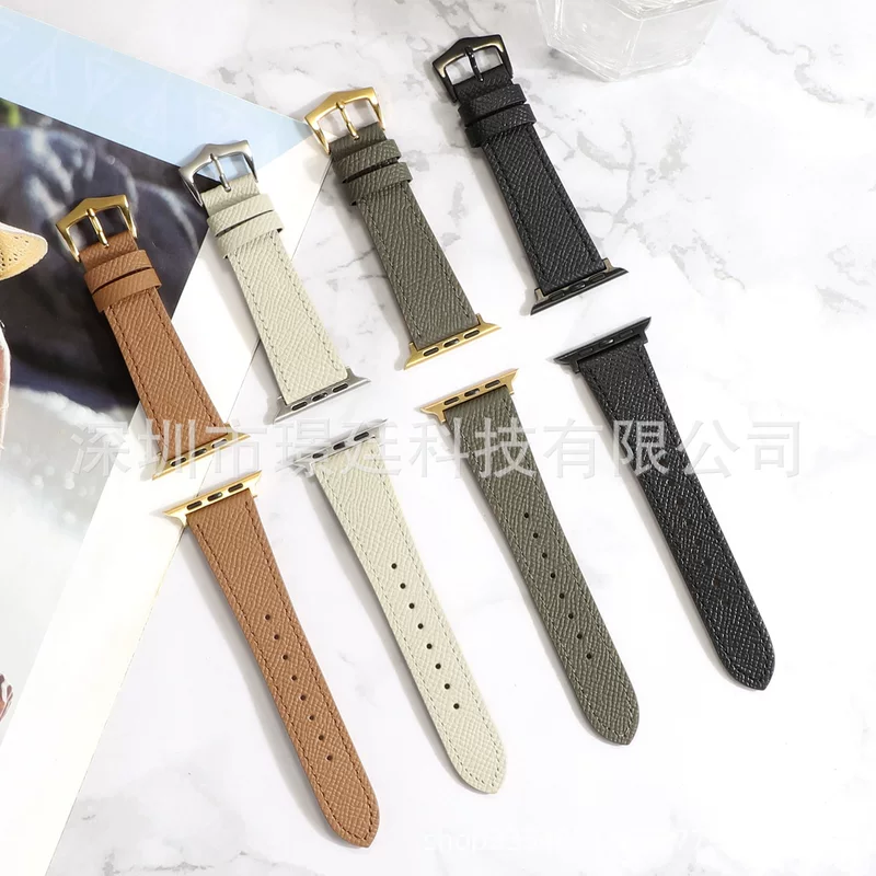 Подходящий кожаный ремешок для яблочной кожной области паттерн Apple Watch8/SE/7/6/5/4/3/21 ремешок из кожи