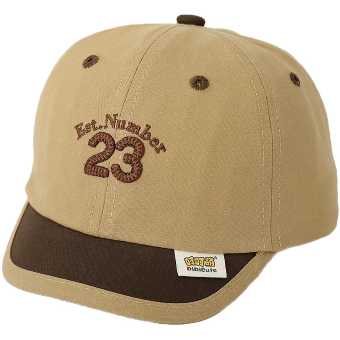 Sombreros digitales para bebés primavera y otoño sombreros para niños niñas sombreros de béisbol de colores sombreros cortos de lengüeta