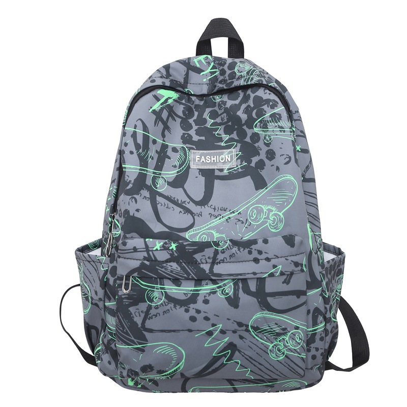Nueva mochila para estudiantes de secundaria y preparatoria, graffiti de moda, viaje de ocio en el campus, mochila escolar de gran capacidad al por mayor