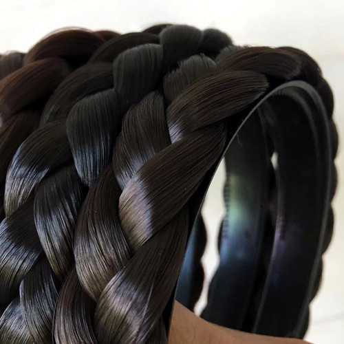 [New Product Widen] Wig Headband Wig Braid Twist Braid Wig Headwear Wig Cover White Hair Cover Top Hairpin