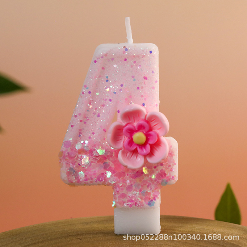 工場直販クロスボーダー DIY クリエイティブデジタル粘着粉末 0-9 キャンドル誕生日パーティーケーキデコレーションキャンドル|undefined