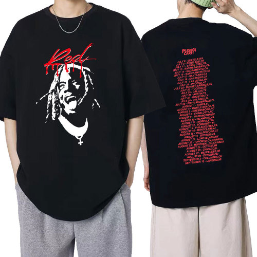 Playboi Carti Music Album Whole Lotta Red Print T-shirt Men