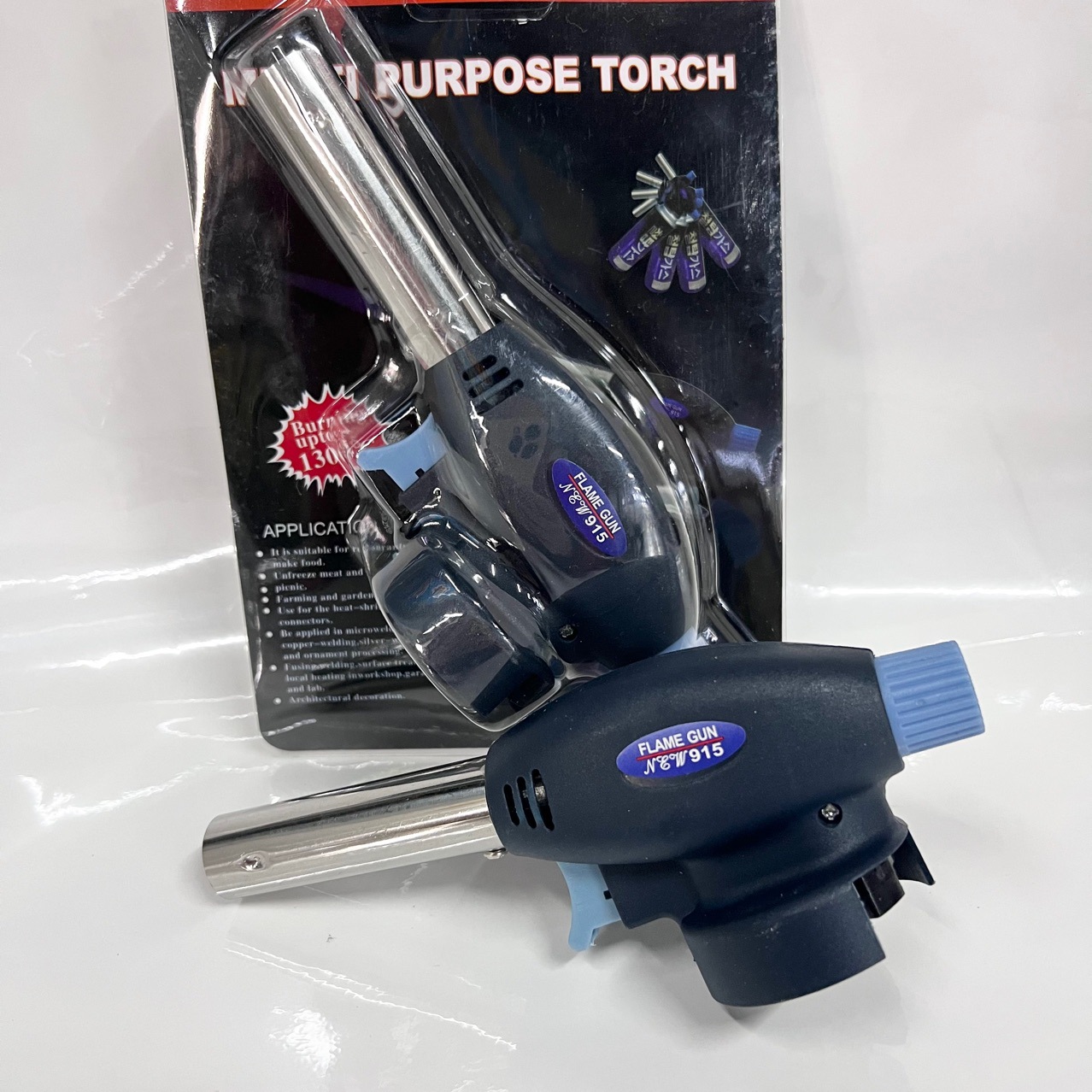 915喷枪烧毛家用卡式气罐喷火烤枪手持点打火器喷灯烘焙焊枪头